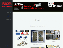 Tablet Screenshot of fabbronapoli.com